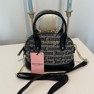 Juicy Couture Black and Gray Women's mini Bag